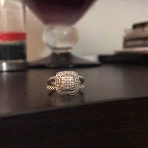 David Yurman Petite Albion® Ring with Diamonds
